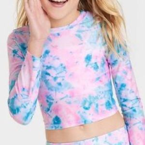 CAT & JACK NWOT Rashguard Girls Size Large 10/12